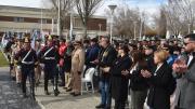 Granaderos enaltecen homenaje al Libertador en Cañadón Seco