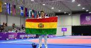 El boliviano Juan Pablo Montalvo logra la medalla de bronce en taekwondo en los Juegos Panamericanos Junior