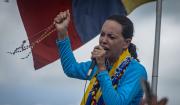 María Corina Machado pide a los bolivianos cuidar sus votos con “emoción” y “disciplina”