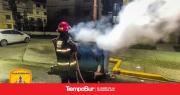 Controlaron un incendio en un contenedor en Río Gallegos