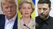Líderes europeos acompañarán a Zelenski en la reunión con Trump