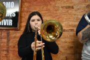 Niños trombonistas de Río Negro: Cipriana tiene 12 años y ganó en el Festival Internacional de Trombón