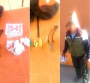 Potosí: Ciudadano incitaba al voto nulo en el norte y portaba un arma blanca