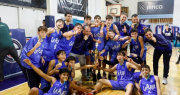 El equipo de básquet U13 de La Plata venció a Chivilcoy y festejó otro título histórico en casa