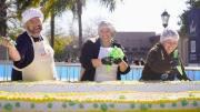 La torta más grande del país: 4 toneladas de solidaridad y un Bake Off en la hazaña de Los Horneritos