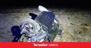 Tres hospitalizados tras vuelco