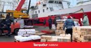 Seis buques y más de 200 toneladas reactivaron el puerto en un solo día