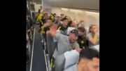 Aerolíneas Argentinas repudió la actitud de los jugadores de Peñarol a bordo del avión
