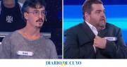 En Ahora Caigo, Darío Barassi terminó colorado y con menos ropa