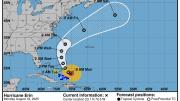 Huracán Erin se fortalece a categoría 4 y amenaza con fuerte oleaje en Estados Unidos