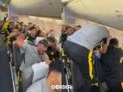 Aerolíneas Argentinas repudió el comportamiento del plantel de Peñarol