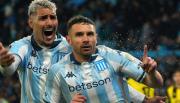Con un gol sobre el final, Racing le ganó a Peñarol 3 a 1 y se clasificó a cuartos de la Libertadores