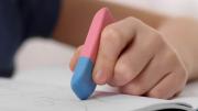 No es para borrar la lapicera: para qué sirve realmente la parte azul de la goma de borrar