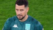 El enojo del neuquino Gabriel Arias por el cambio de arquero en Racing-Peñarol
