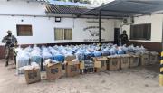 Operativo en el Río Tarija: gendarmes frenan cargamento de coca, droga y cigarrillos