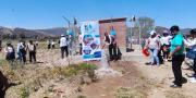 Entregan 3 sistemas de agua en Cuchumuela con inversión de Bs 1,4 millones