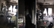 Revelan la insólita causa del incendio en el departamento de diagonal 80