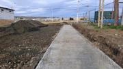 Avance de obras viales en distintos barrios de Caleta