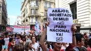 Paro nacional de ATE en rechazo a los decretos que eliminan organismos estatales