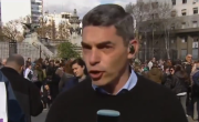 Santiago Martella, movilero de TN, se quebró en plena cobertura por la emergencia en discapacidad