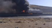 Camión cisterna se incendia en la carretera La Paz – Oruro y deja dos heridos