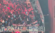 Un hincha de la U de Chile atacó a los de Independiente con una bomba de estruendo