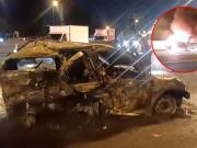 Un paquete con material radiactivo generó preocupación en un choque en Panamericana