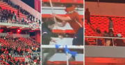 Los videos de los incidentes entre hinchas de Independiente y la Universidad de Chile