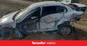 Un hombre sufrió heridas tras volcar