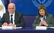 Bullrich se juntó con el ministro del Interior de Chile y responsabilizó a Conmebol por los incidentes en Independiente