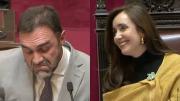 Ezequiel Atauche no pudo leer un número y desató la risa burlona de Victoria Villarruel: “No me sale”