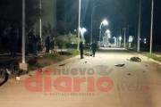 Grave: motociclista fue brutalmente chocado por dos menores que hacían picadas