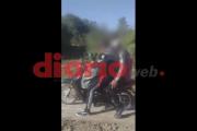 Suncho Pozo: graban a dos sujetos en moto que robarían animales caprinos