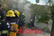Incendio en una vivienda de Quimilí asustó a toda una manzana: no hubo heridos