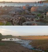 Laguna Guapilo agoniza entre la basura y la sequía, alertan vecinos