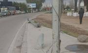 Otra muerte por el tránsito en la Región: despistó en una rotonda, chocó contra una columna y falleció