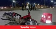 Un motociclista hospitalizado tras choque y fuga