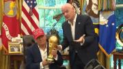Gianni Infantino le dio la Copa del Mundo a Donald Trump: El último fue Leo Messi. Y ahora usted, que es un ganador”