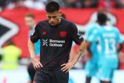 Claudio Echeverri debutó en el Bayer Leverkusen pese a la derrota