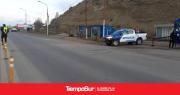 Controles preventivos en el acceso norte de Caleta Olivia