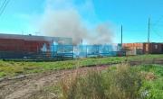 Incendio arrasó con una casilla en la Megatoma de Los Hornos: Comenzó por una estufa
