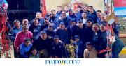 El campeón sanjuanino de la Copa País cumple con la Difunta Correa y prepara el viaje