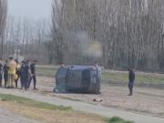 Vuelco en la Ruta 65, entre Cipolletti y Fernández Oro: solicitan cuidado al circular por la zona este domingo