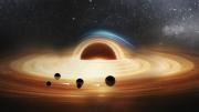 Científicos detectan trío de agujeros negros en el espacio, un fenómeno único en el cosmos