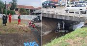 Hallan a un hombre muerto en un canal de drenaje tras la intensa lluvia en Santa Cruz