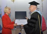 La San Pablo-T distinguió con el Doctor Honoris Causa al economista brasileño Plinio Nastari