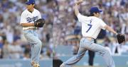 V de BTS realiza el primer lanzamiento ceremonial en el Dodger Stadium