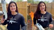 Candidata al Congreso por Texas quema un Corán con un lanzallamas