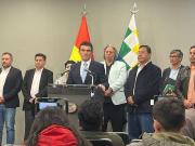 Concluye reunión entre Paz y Arce, apuntan a construir una transición “pacífica y ordenada