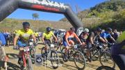 El mountain bike policial tuvo su estreno solidario en El Cajón